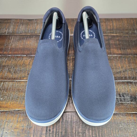 Vessi Boardwalk Slip On Mens Size 11 Waterproof Shoes Sneakers Sea Blue